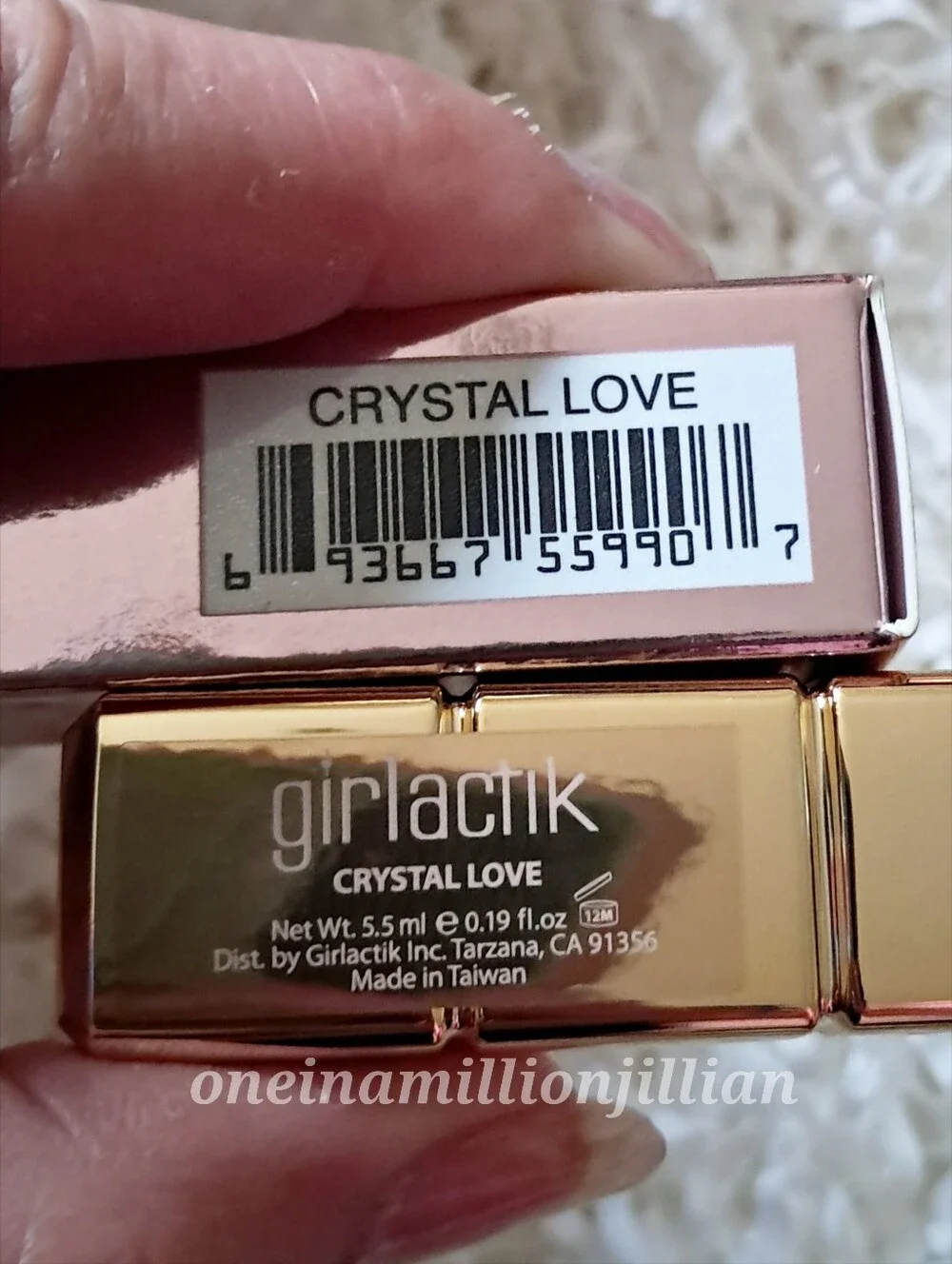 Girlactik Gloss Amour Lip Gloss - Crystal Love